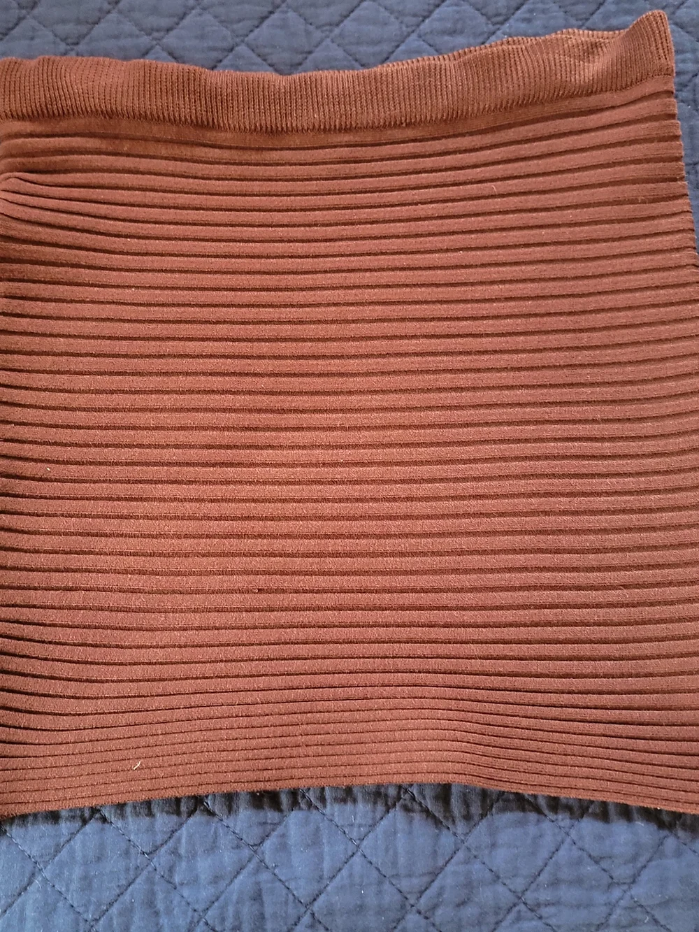 Cache Ribbed Two-Piece Set in Chocolate Brown - Picture 4 of 6